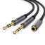 UGREEN cable 3.5 mm 2 machos a 1 hembra AV140 20898