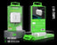 Cargador cubo casa Gerlax GA-25MPS usb-a+usb-c