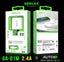 Cargador Gerlax GA-01M lightning blanco