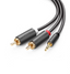 Cable audio UGREEN AV102 3.5 mm a 2 rca