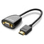 UGREEN convertidor HDMI a VGA macho hembra 15 cm 90813