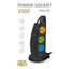 Lucky Hawk regleta D03 3 tomas + 1 USB + 1 usb-pd