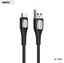 Cable Remax lightning RC-C096 moka carga rapida 1 metro morado