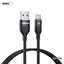 Remax cable USB tipo c RC-C136 alyoncai azul carga rápida y datos