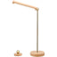 Lampara escritorio recargable NO-HB011 madera giratoria