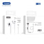 Audifonos Yookie DB11 manos libres tipo c blanco microfono
