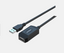 Onten cable extensor USB 2.0 US206 5 metros negra