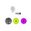 Weifeng kit iluminacion LSB-120RGB profesional 120W RGB softbox - 65 cm
