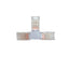 Wangli conector tira LED t 3 pines 8 mm rgbw