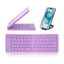 Teclado inalambrico plegable gerlax B023 blanco