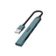 Hub USB a Onten OTN-5705D con lector de tarjetas