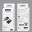 Adaptador display port Onten OTN-DP81 macho a hembra 8K