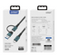 Onten cable USB-C OTN-CC205 2-EN-1 10gbps 4K 65W
