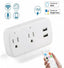 Adaptador enchufe inteligente Generica 16A 2 USB WIFI