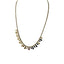 Poderosa collar acero diseño dorado elegancia atemporal