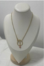 Collar acero diseño dorado turquesa toque boho chic