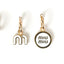 Miu miu aretes argolla elegantes mujer
