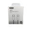 Cable USB tipo c Gerlax D15T blanco 1M carga rápida