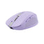 Trust mouse inalambrico recargable lila silencioso 25384