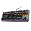 Trust teclado mecanico gamer español iluminado 24407