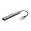 Trust mini hub USB 4 puertos 23786