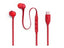 JBL tune 310C auriculares con diadema rojos JBLT310CREDAM