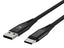 Cable usb-a Xtech a USB-C trenzado negro 1.8 m XTC-512