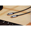 Cable USB tipo c trenzado negro plata 3.66 m Xtech XTC-533