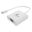 Xtech adaptador USB type c a VGA blanco XTC-551