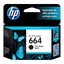 HP cartucho de tinta negro 664