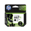 HP cartucho de tinta negro 667XL 3ym81al