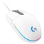 Logitech ratón gaming cableado blanco G203 lightsync