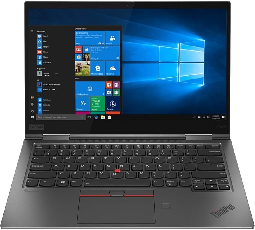 Teclado retroiluminado y trackpad de la Lenovo ThinkPad X1 Yoga Gen 9