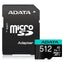 Memoria micro sdxc 512GB ADATA clase 10 U3 V30 A2 100mbps