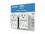 Forza Protector de Voltaje FVP-1201B 2PK Blanco
