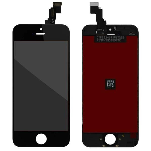 Repuesto LCD PANTALLA IPHONE 5C A1532 A1456 A1529 A1533 A1453 A1507 COMPLETA NEGRA CON MARCO