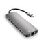Hub Sharkoon USB 3.0 type c combo gris