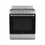 Midea cocina a gas 30 pulgadas silver 6 quemadores MGS30FS1BEABG