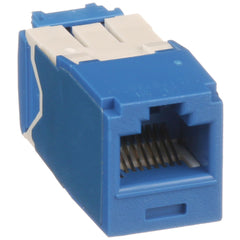 Conector de red Panduit Mini-Com Cat6A azul RJ45