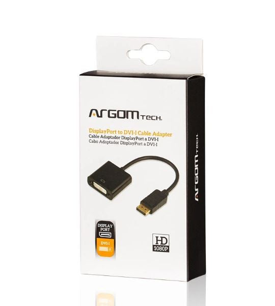 ADAPTADOR ARGOM DISPLAY PORT A DVI 6"/15CM ARG-CB-1322