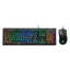TECLADO Y MOUSE GAMING RGB SHARKOON SGB30 ALÁMBRICO USB INGLÉS 4044951033485 - NEGRO