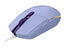 Logitech gaming mouse optico lila G203 lightsync