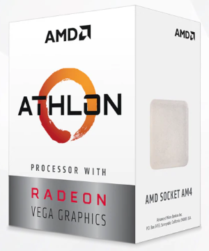PROCESADOR AMD ATHLON 3000G 3RD 3.5 GHZ 2N AM4 YD3000C6FHBOX
