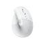 Logitech mouse lift vertical ergonómico inalámbrico bluetooth blanco