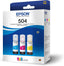 Epson botellas tinta 3-PACK cyan, magenta, amarillo T504