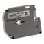 Cinta Brother M231 12 mm x 8M fondo blanco negro