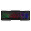 Teclado gaming Argom combat RGB membrana alámbrico KB-2056BK