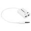 Startech com adaptador audifonos microfono blanco muyhsmffadw