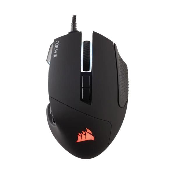 MOUSE GAMING RGB CORSAIR MOBA/MMO SCIMITAR ELITE ALÁMBRICO USB 18000 DPI CH-9304211-NA