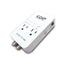CDP protector de voltaje 2 tomas 1800W R-SS2TV-WM